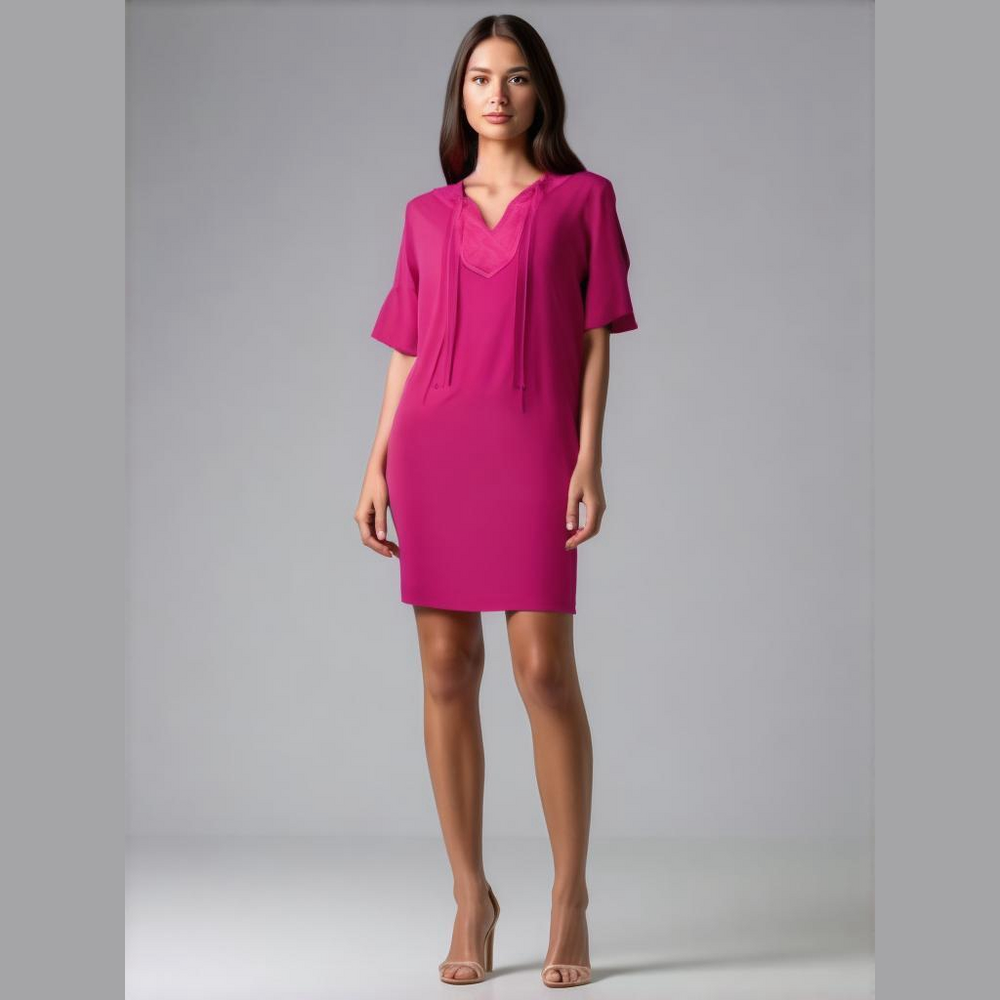 Trina Turk ruffled sleeve mini dress